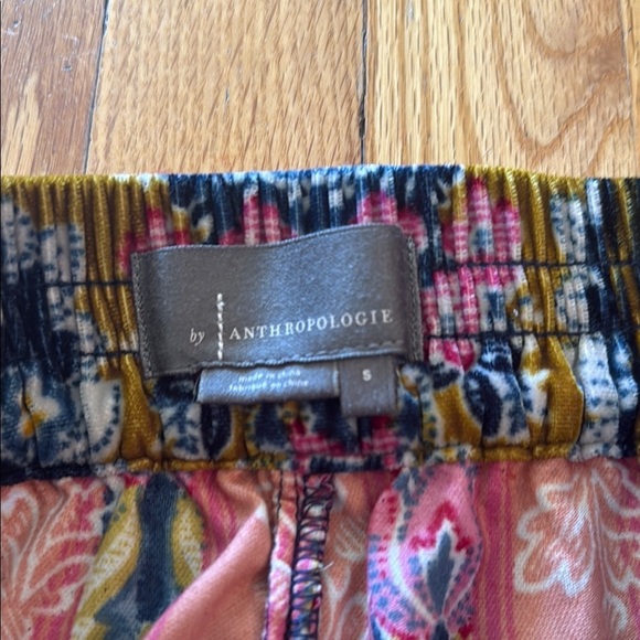 Maeve sz S velvet Patchwork Pants great pre owned condition - Picture 3 of 9